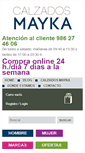 Mobile Screenshot of calzadosmayka.com